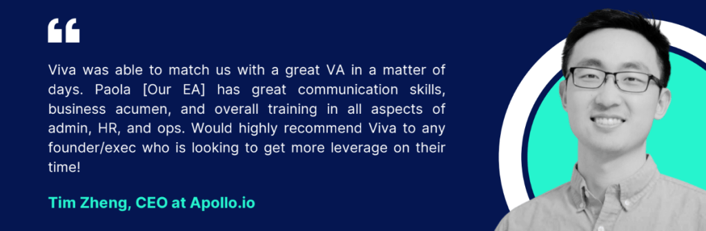 Quote from Tim Zheng, CEO at Apollo