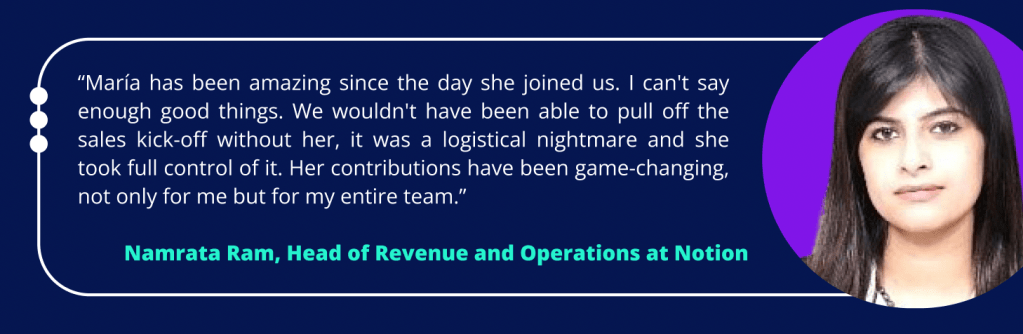 Namrata Ram from Notion talks about Executive Assistants from Viva