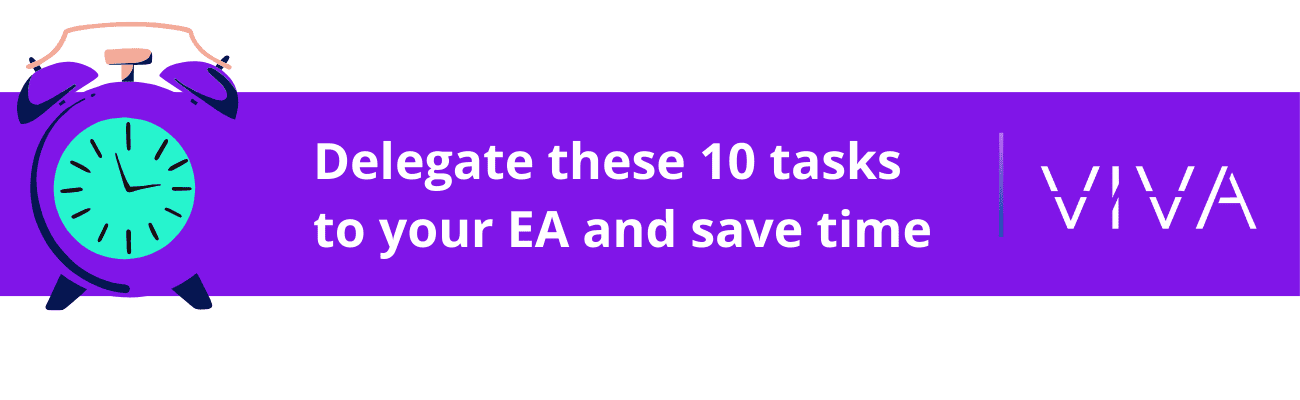 Viva Executive Assistants Tasks - Viva Talent 10 tasks to delegate to an executive assistant. Accounting virtual assistant