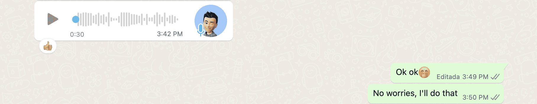Delegate tasks with voice notes